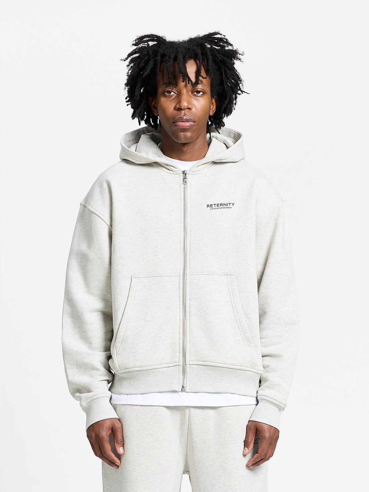 Creative Dept Zip-Hoodie melange grey | Bildmaterial bereitgestellt von SHOES.PLEASE.