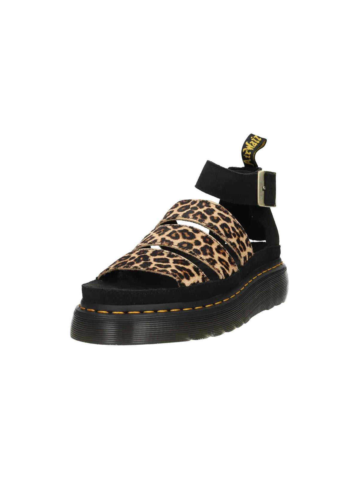 Clarissa Ii Quad Light Tan+Black Mini Leopard Spot Hair On+Eh Suede | Bildmaterial bereitgestellt von SHOES.PLEASE.