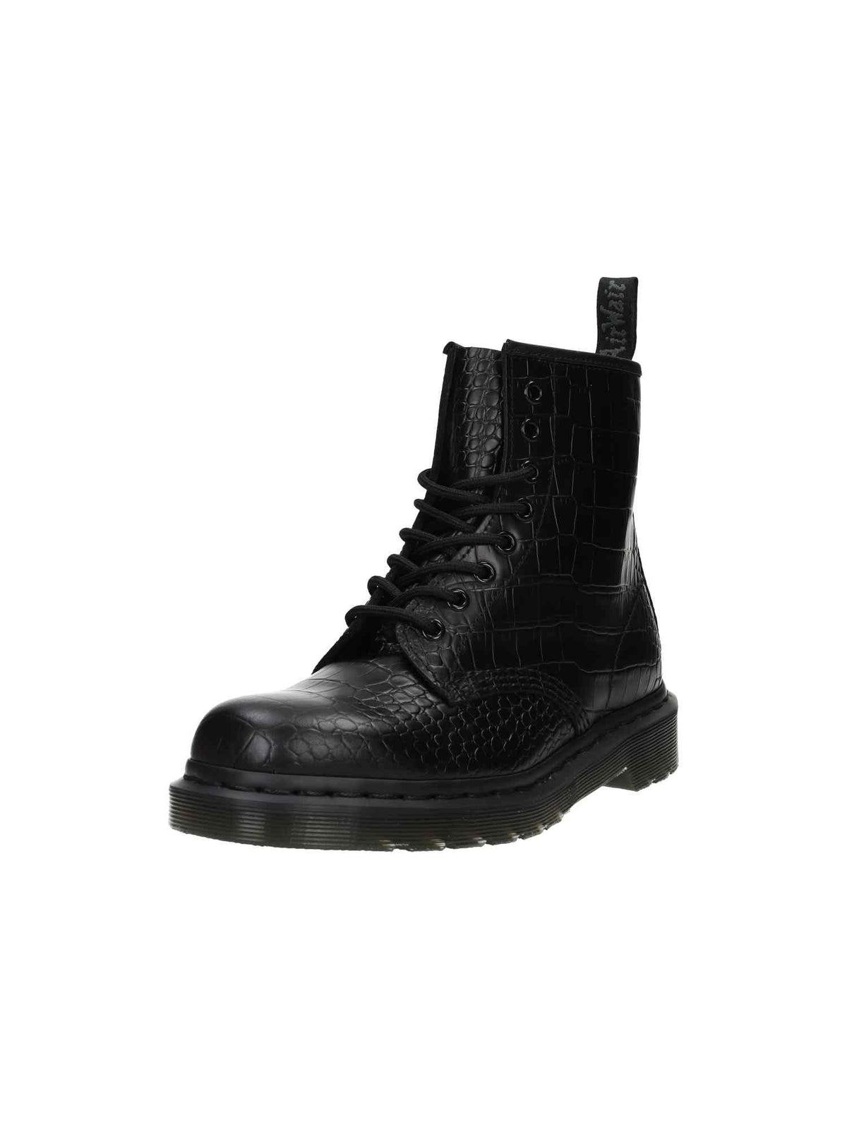 1460 Croco Atlas Croc Emboss black | Bildmaterial bereitgestellt von SHOES.PLEASE.