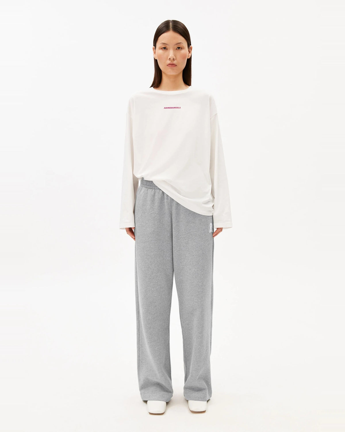 Jersey Shirts Longsleeve white-pink mist | Bildmaterial bereitgestellt von SHOES.PLEASE.