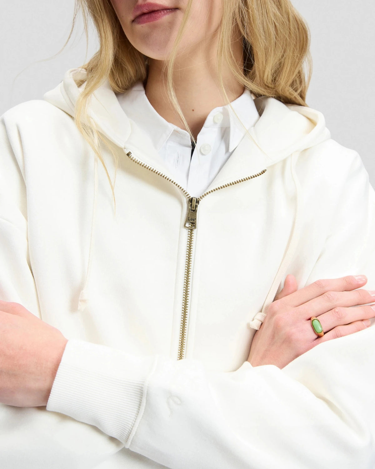 CORE ZIP THROUGH ecru | Bildmaterial bereitgestellt von SHOES.PLEASE.