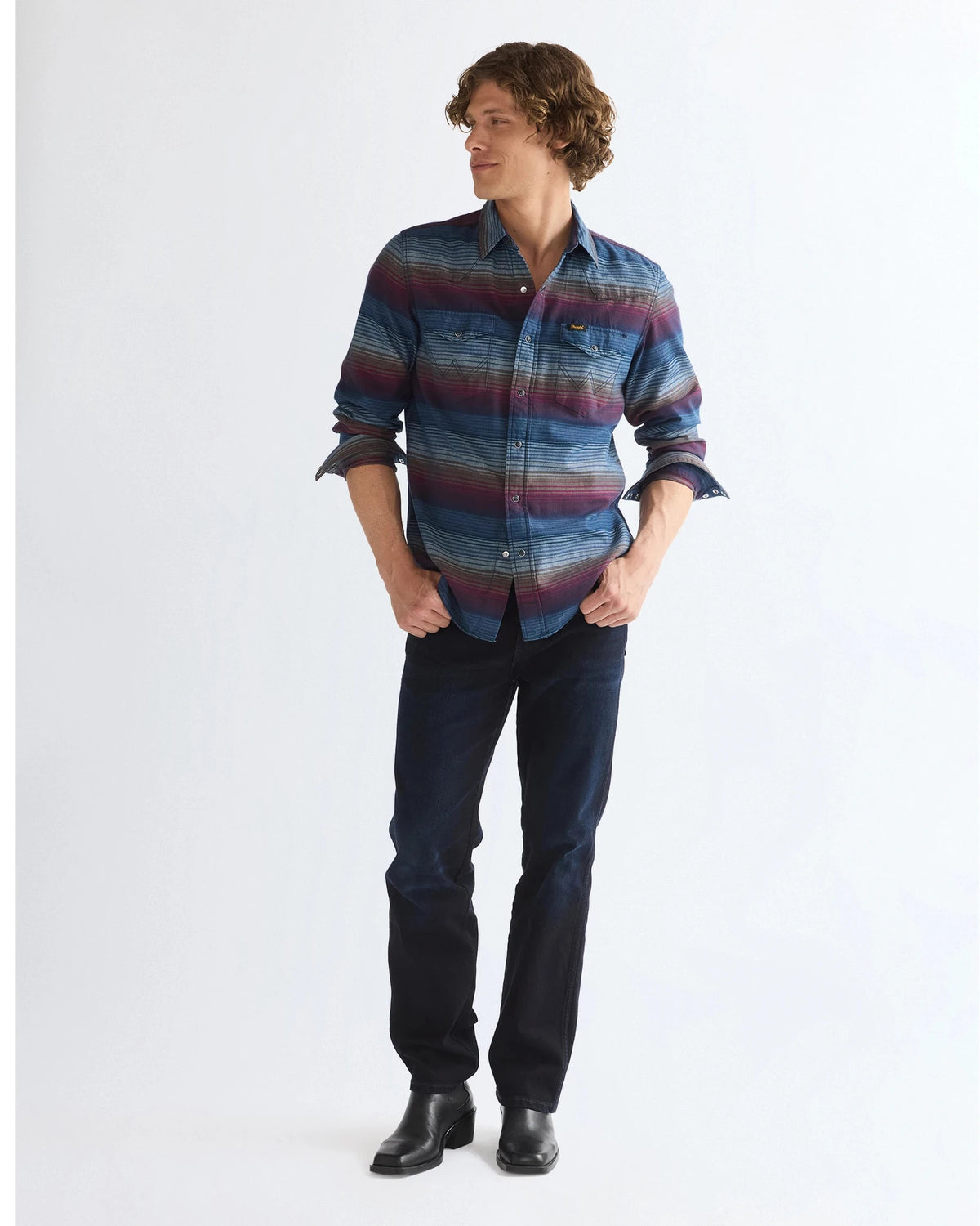 WESTERN SHIRT dark americana | Bildmaterial bereitgestellt von SHOES.PLEASE.