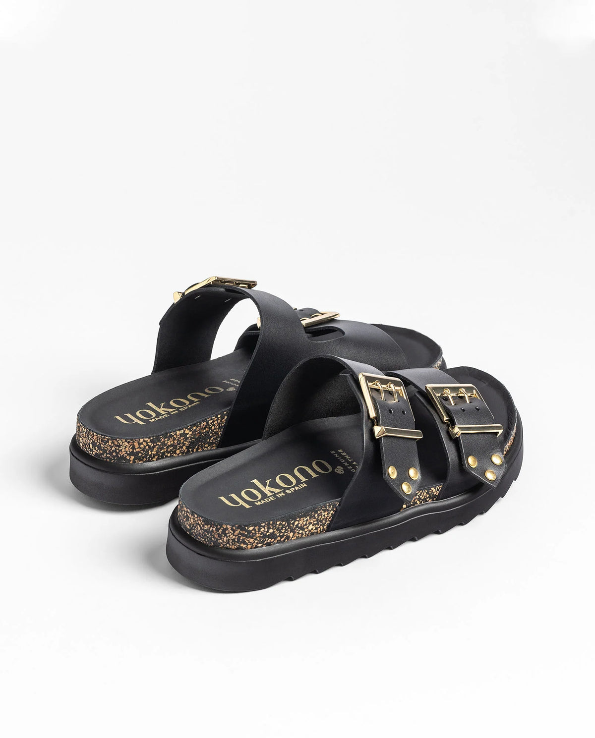 TUNEZ-262 Sandalia plana COCO negro | Bildmaterial bereitgestellt von SHOES.PLEASE.