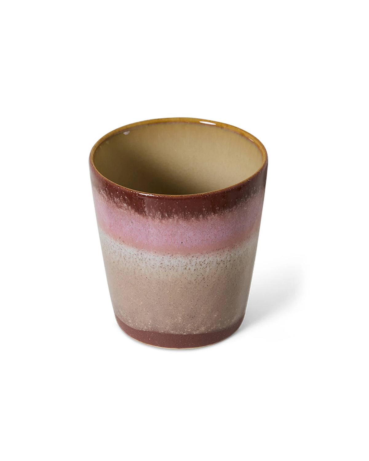 70s ceramics: coffee mug, bloom multicolour | Bildmaterial bereitgestellt von SHOES.PLEASE.