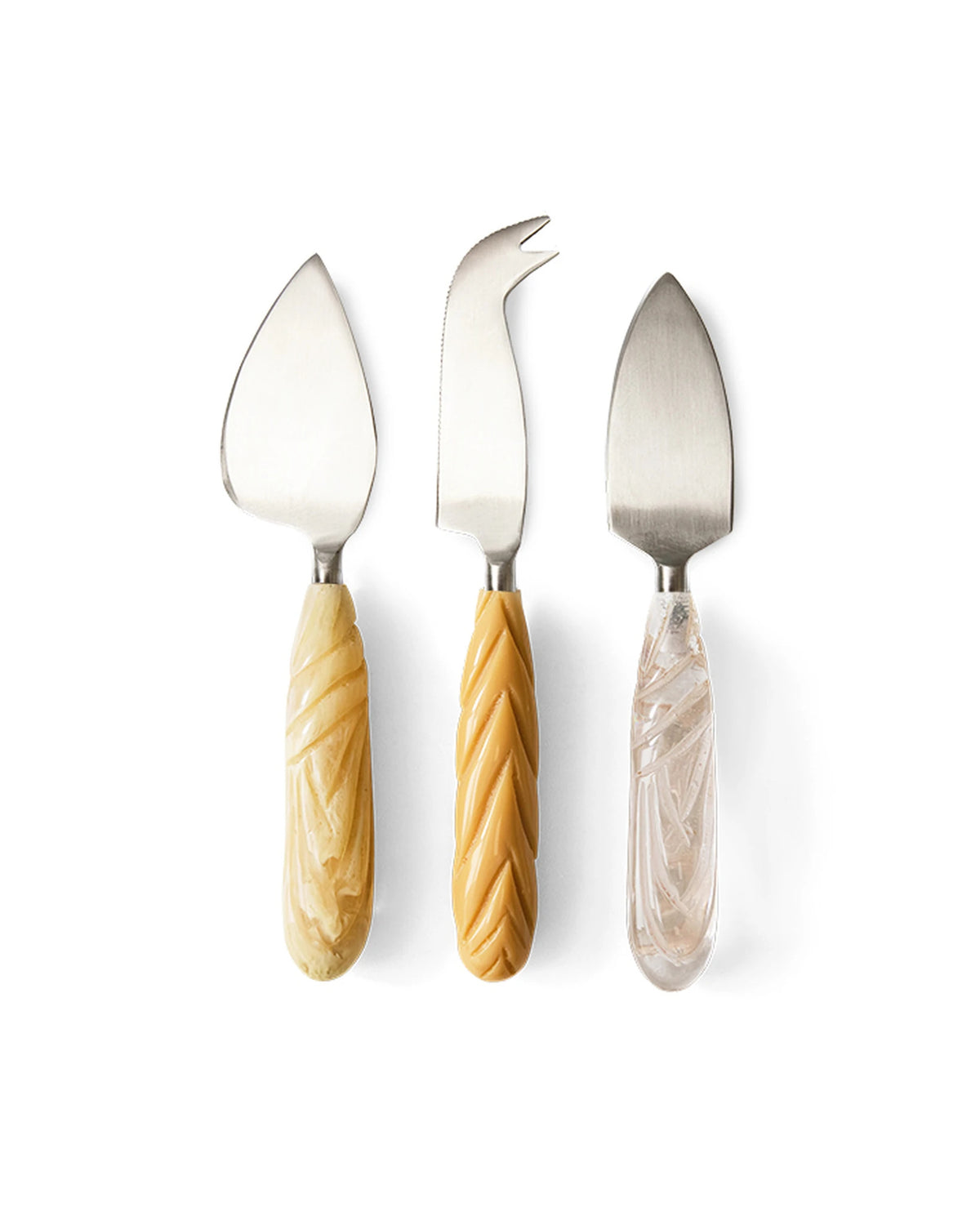 Cheese knives, cream (set of 3) cream | Bildmaterial bereitgestellt von SHOES.PLEASE.