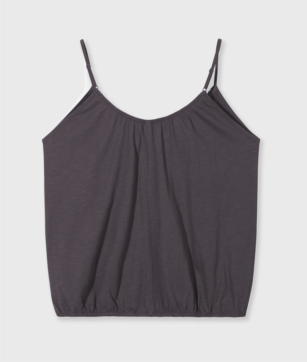 Top Gathered Neck steelblue | Bildmaterial bereitgestellt von SHOES.PLEASE.