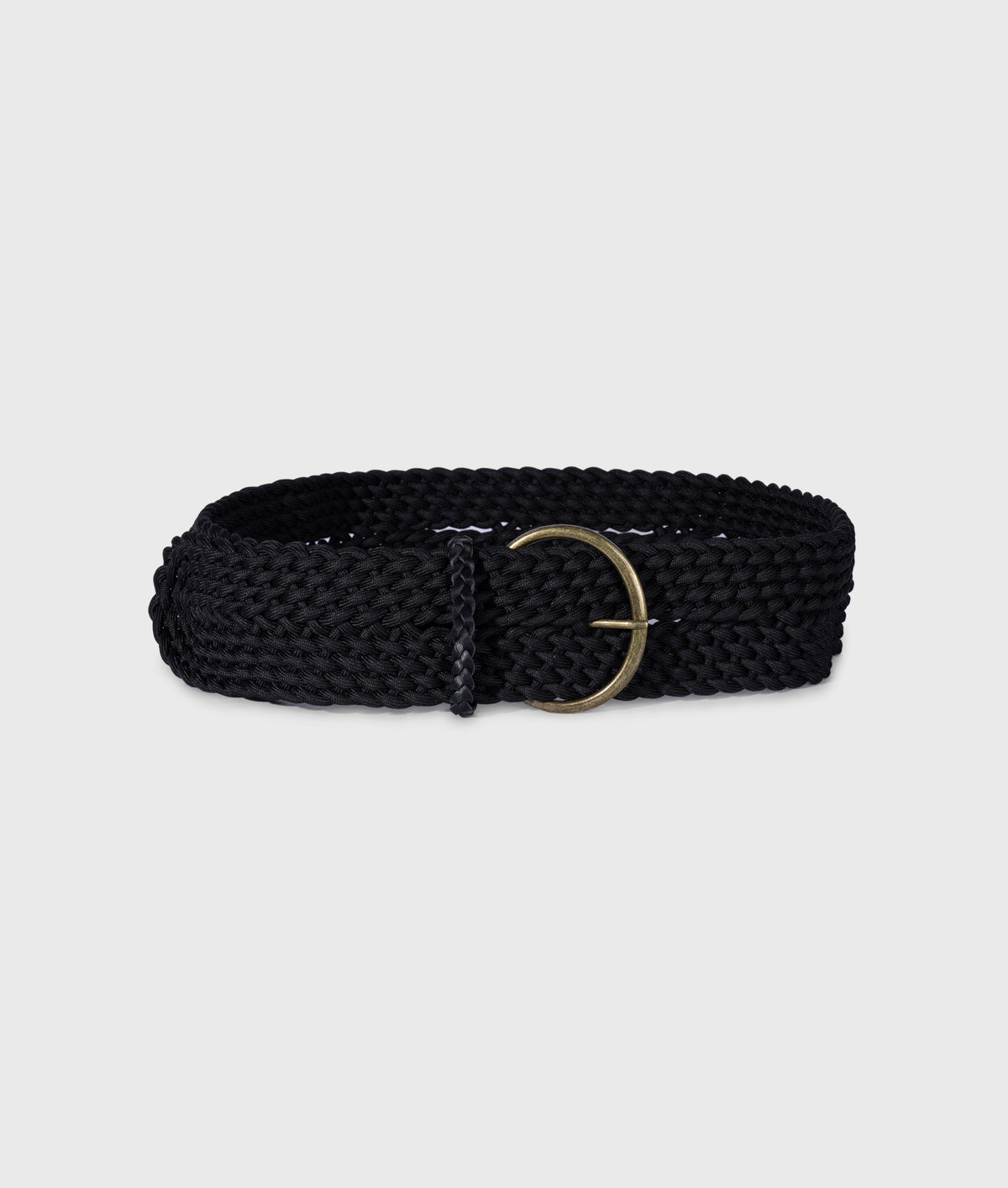 braided belt black | Bildmaterial bereitgestellt von SHOES.PLEASE.