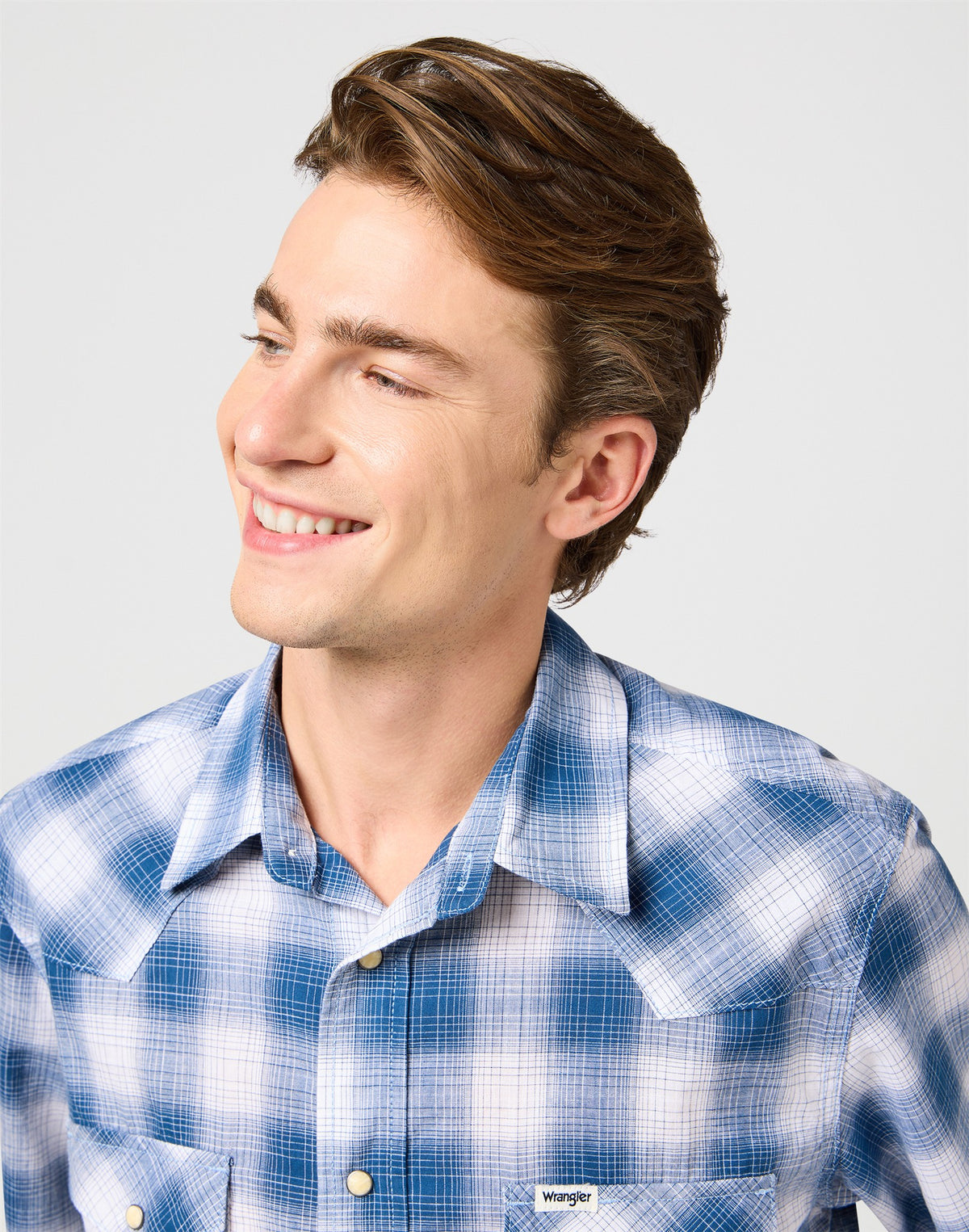 SS WESTERN SHIRT BLUE SHADOW blue | Bildmaterial bereitgestellt von SHOES.PLEASE.