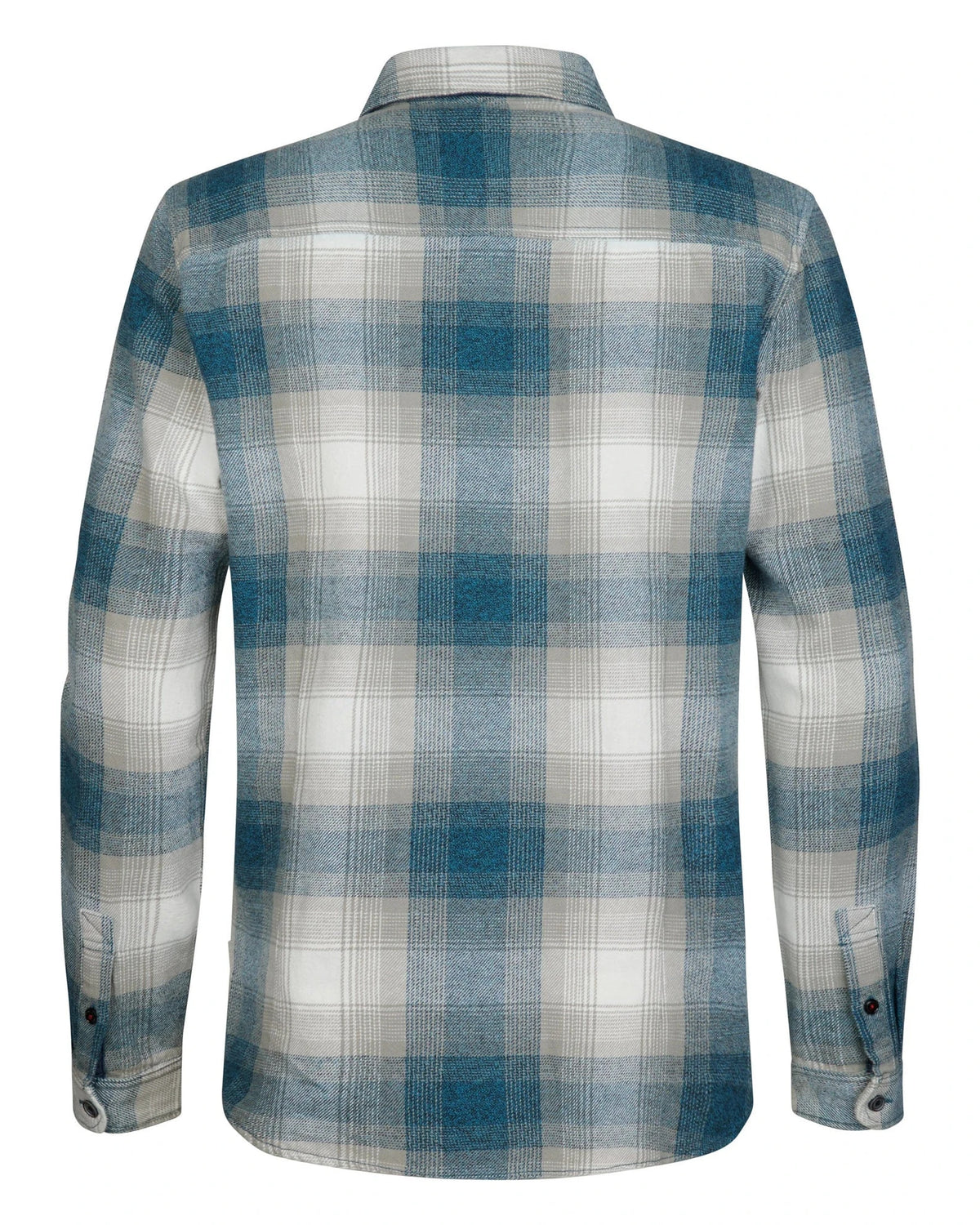 Men Shirt Long Sleeve Check iron blue | Bildmaterial bereitgestellt von SHOES.PLEASE.