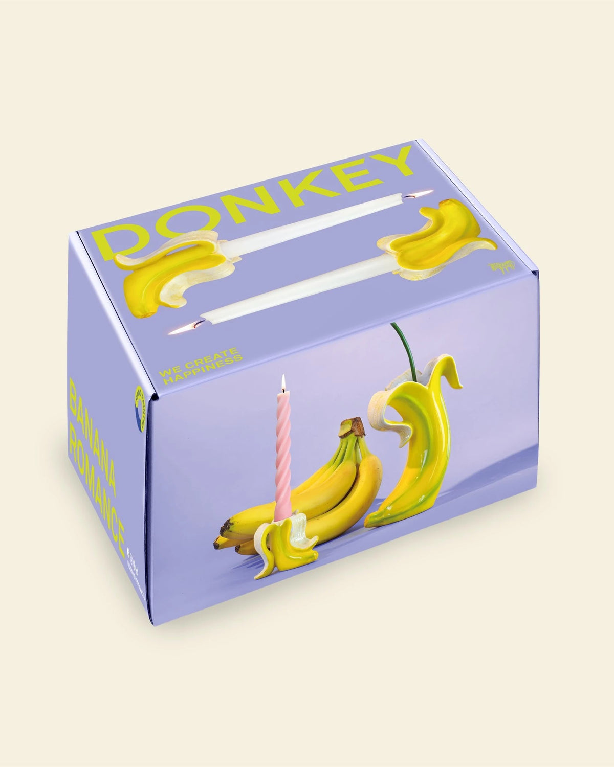 DONKEY Kerzenhalter-Set Banana Romance gelb | Bildmaterial bereitgestellt von SHOES.PLEASE.