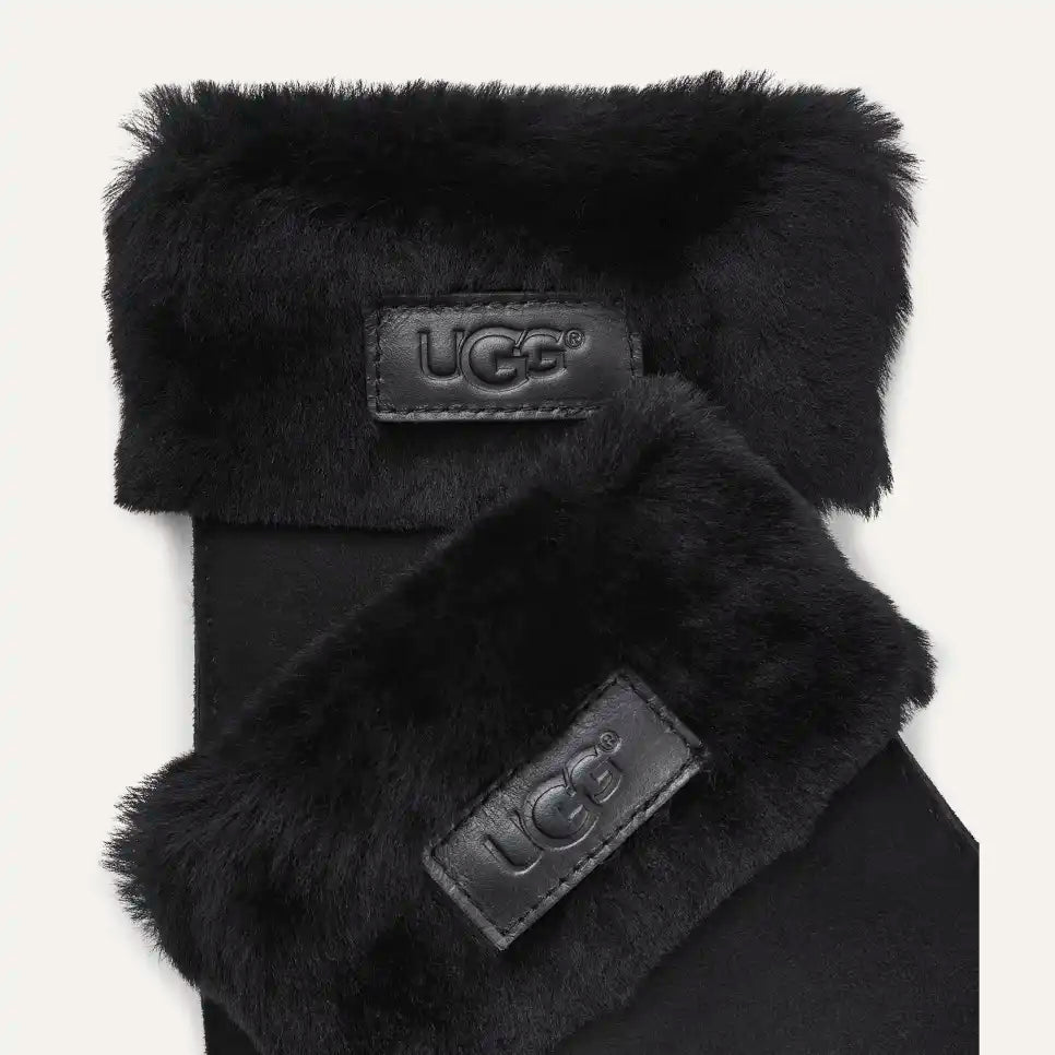 W Turn Cuff Glove black | Bildmaterial bereitgestellt von SHOES.PLEASE.
