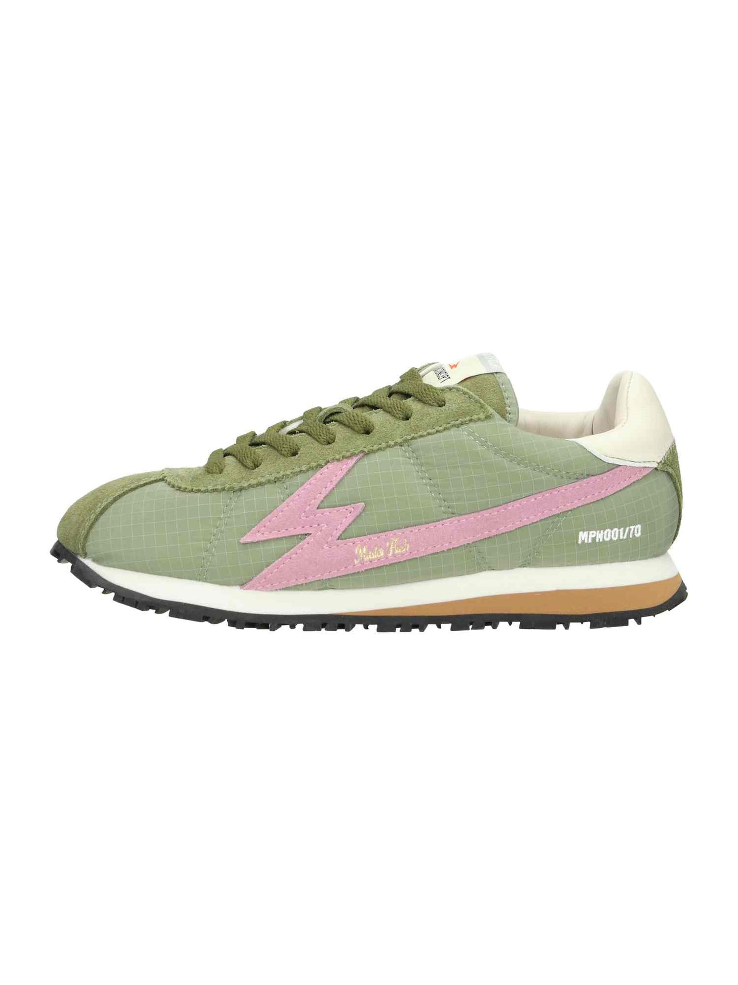 W Powder Pink Logo And Details khaki green | Bildmaterial bereitgestellt von SHOES.PLEASE.