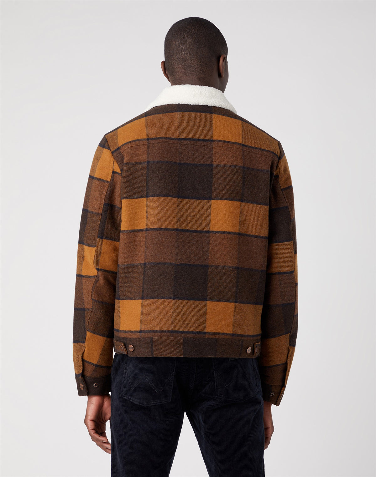 WOOL_TRUCKER_JACKET _CHECK yellow | Bildmaterial bereitgestellt von SHOES.PLEASE.