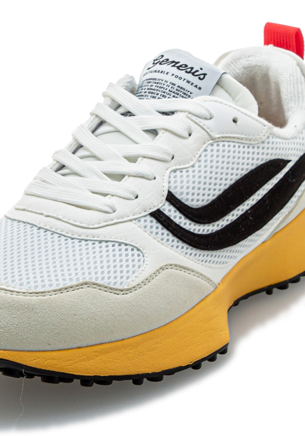 G-Marathon Eco-Sued R-Pet wht/grey/black | Bildmaterial bereitgestellt von SHOES.PLEASE.
