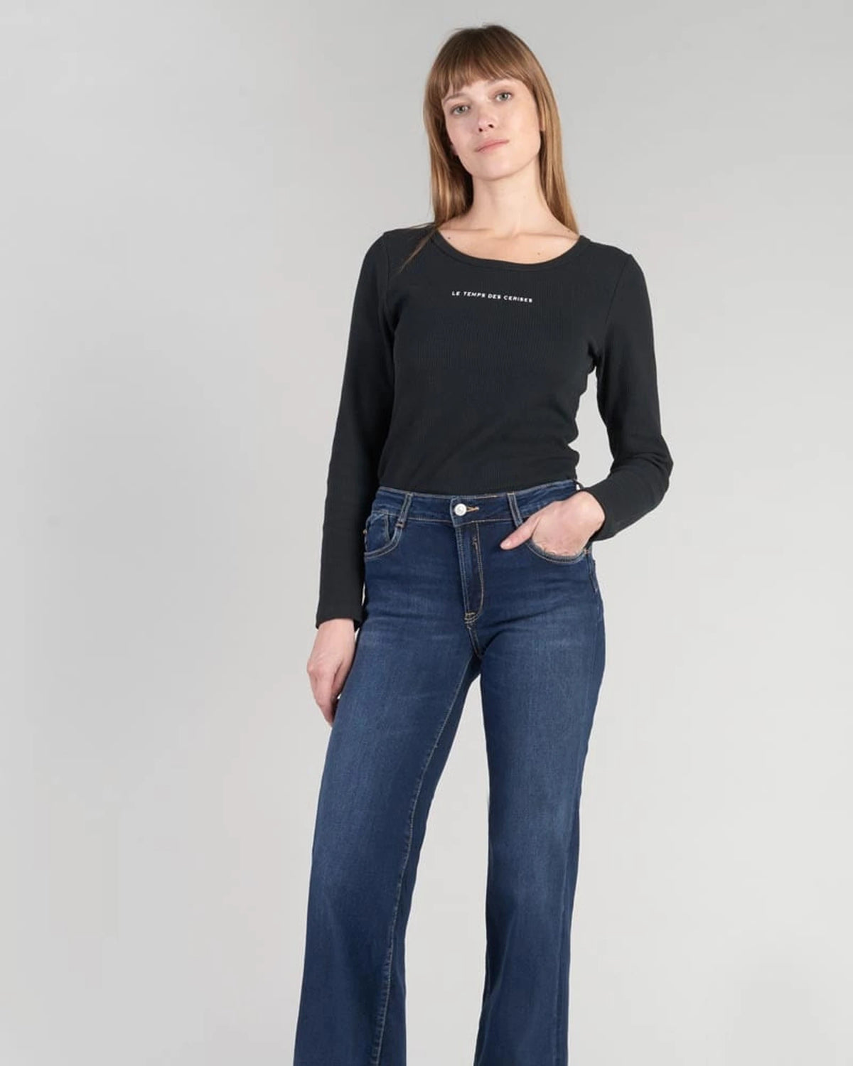 Femme Pantalon 212/JF PULP HIGH FLARE blue | Bildmaterial bereitgestellt von SHOES.PLEASE.