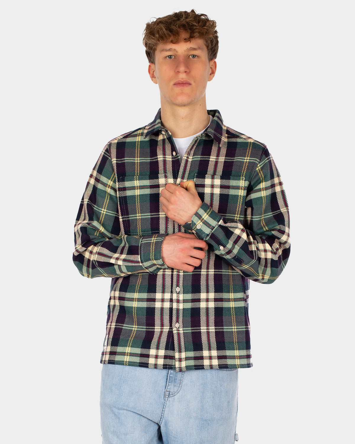 Chillax Lumber Shirt navy wine | Bildmaterial bereitgestellt von SHOES.PLEASE.
