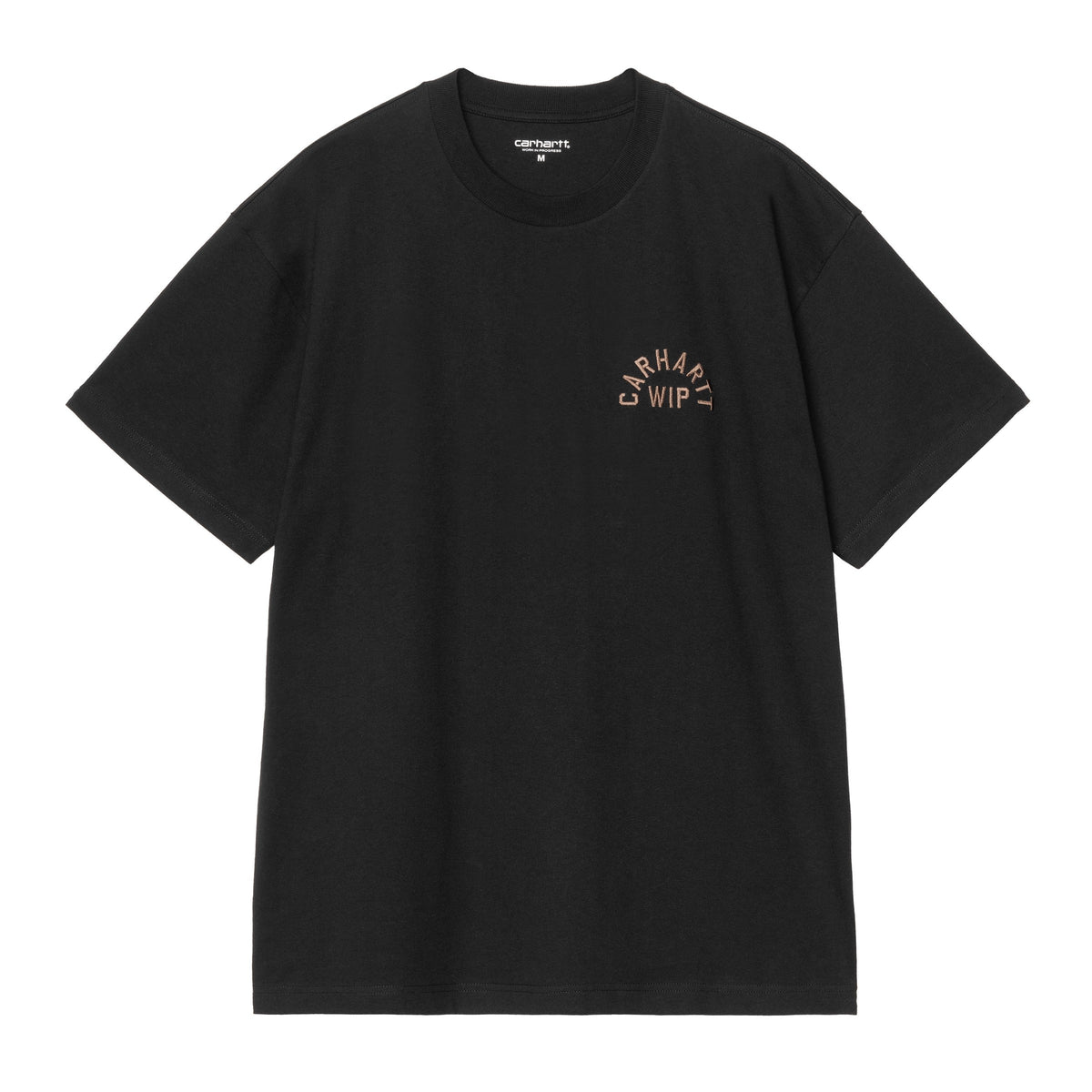 S/S Arch Script T-Shirt black / wip h brown | Bildmaterial bereitgestellt von SHOES.PLEASE.