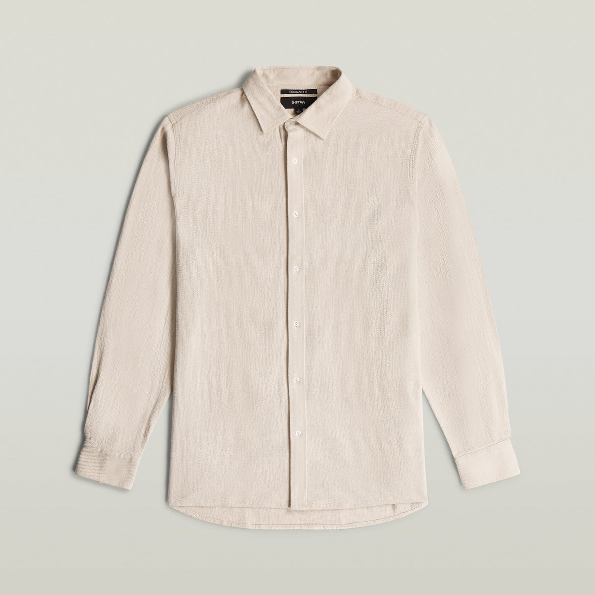 Clean Regular Shirt l\s white | Bildmaterial bereitgestellt von SHOES.PLEASE.