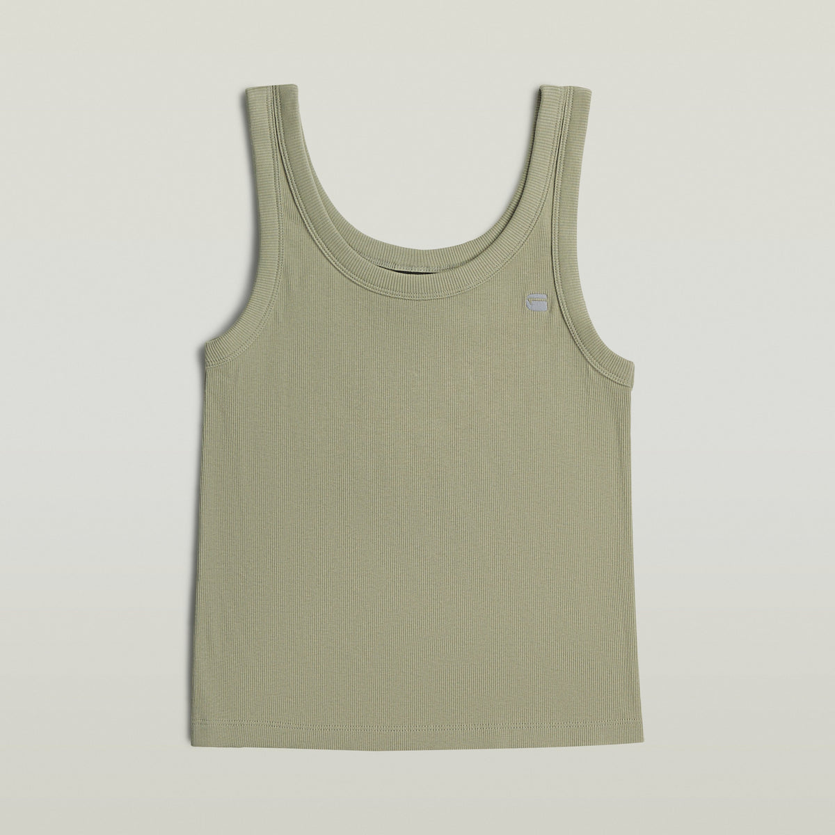 Slim rib tank t wmn green | Bildmaterial bereitgestellt von SHOES.PLEASE.