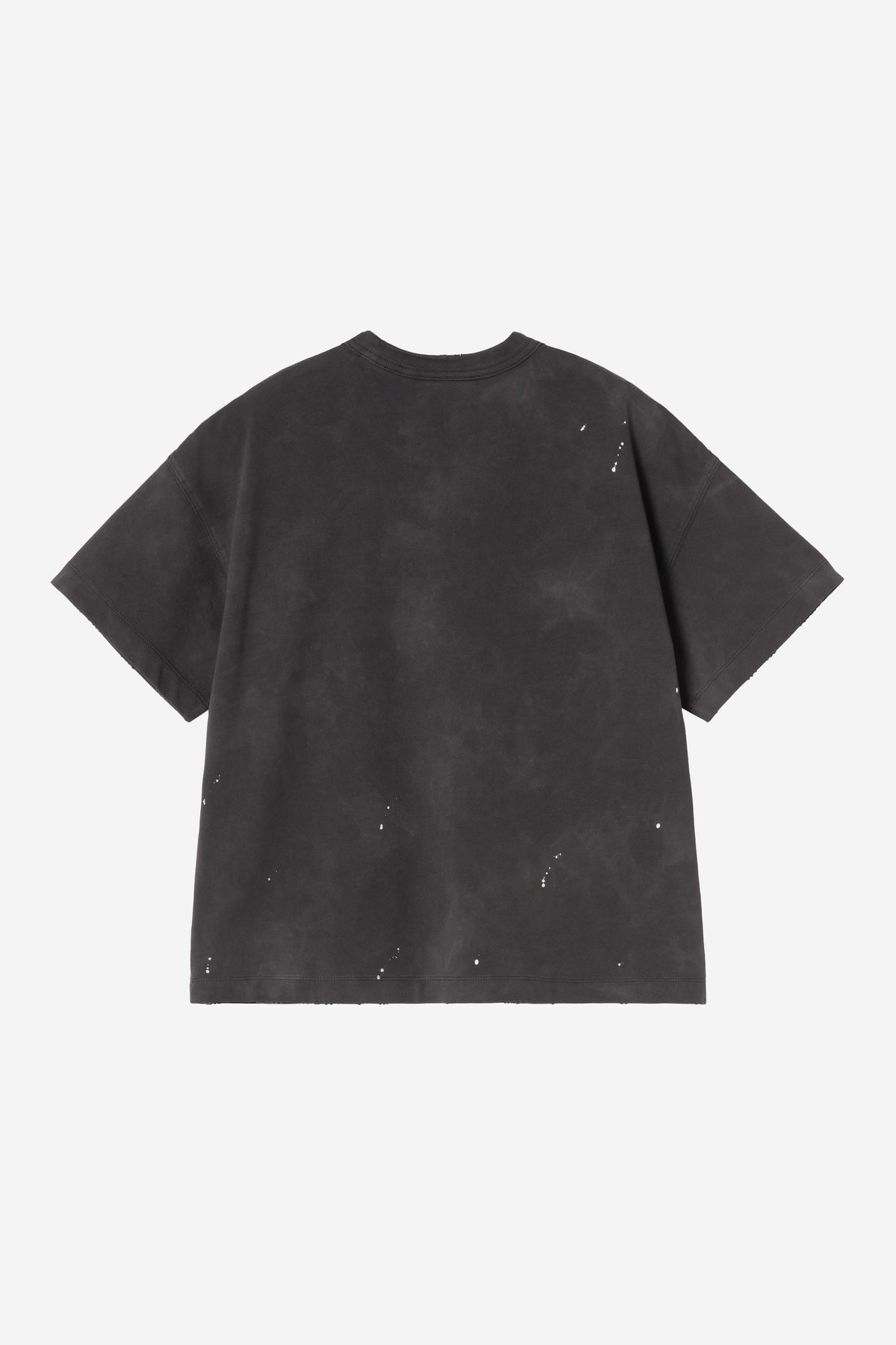 W' S/S Painter T-Shirt black /destroy wash, splatter | Bildmaterial bereitgestellt von SHOES.PLEASE.