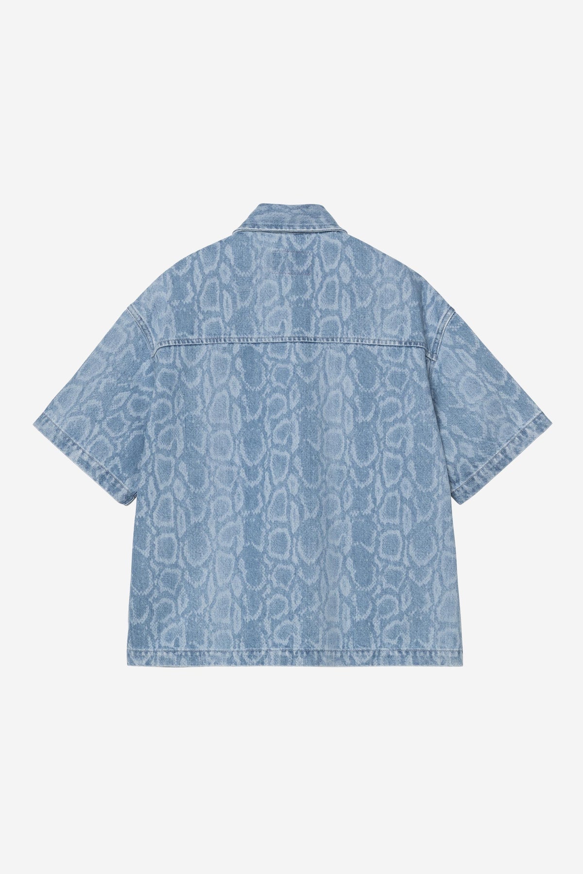 W' S/S Snake Lovilia Shirt snake camo, blue /bleached | Bildmaterial bereitgestellt von SHOES.PLEASE.