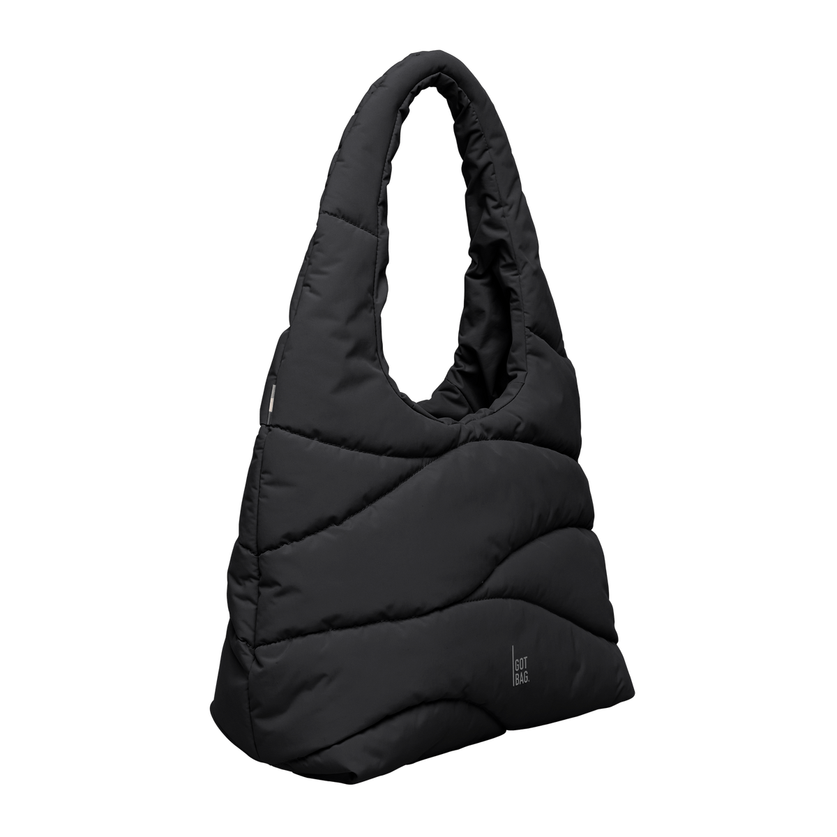 Wavy Puffer Shoulder Bag black | Bildmaterial bereitgestellt von SHOES.PLEASE.