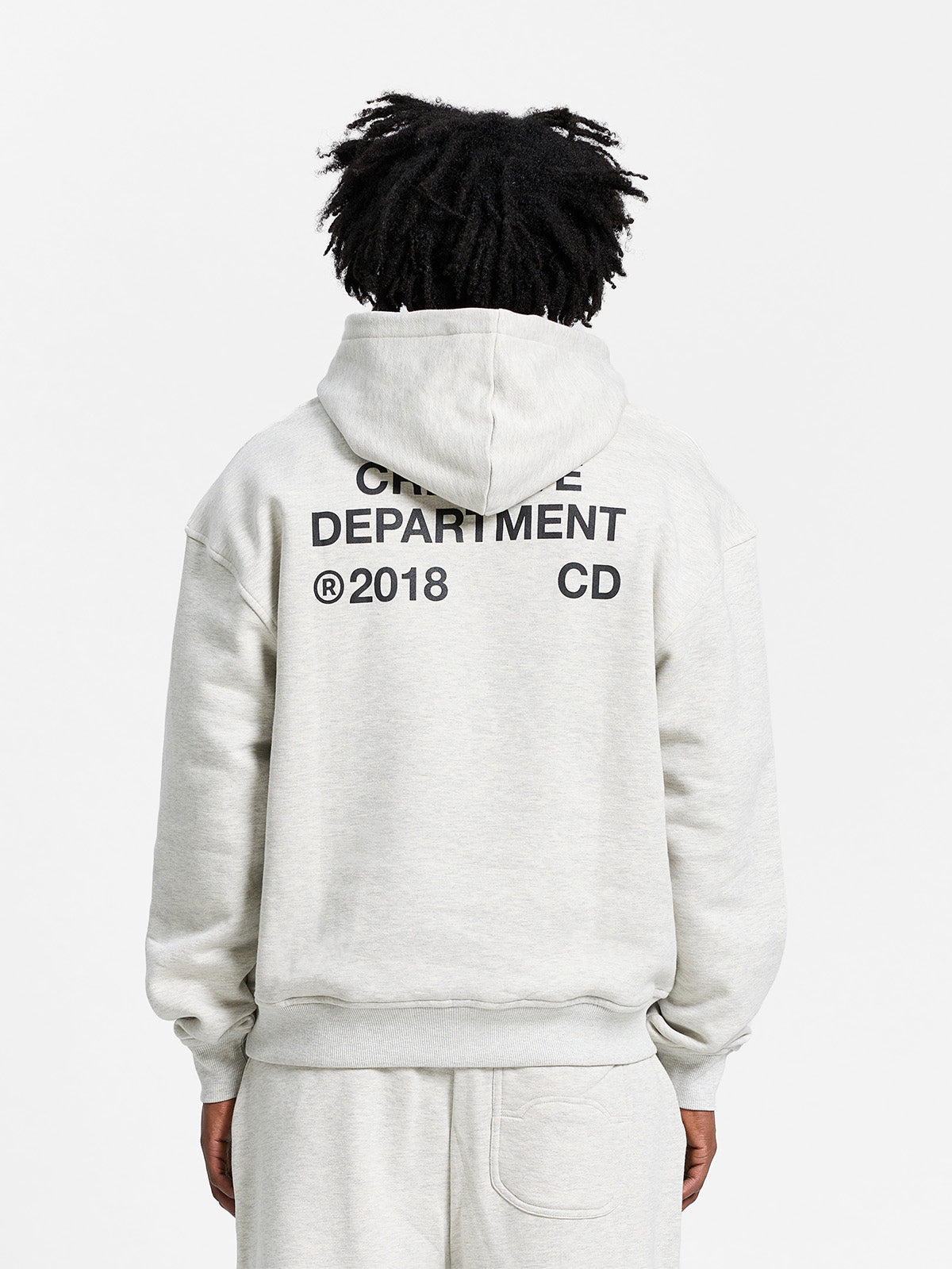 Creative Dept Zip-Hoodie  melange grey | Bildmaterial bereitgestellt von SHOES.PLEASE.