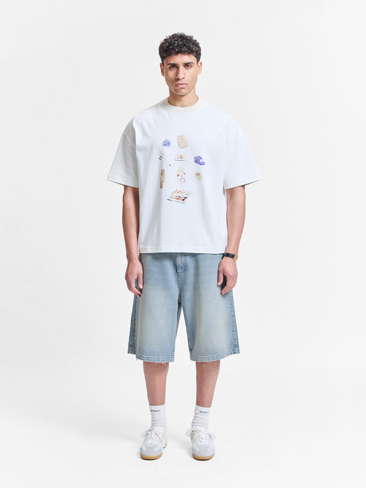 Essential Jorts light blue