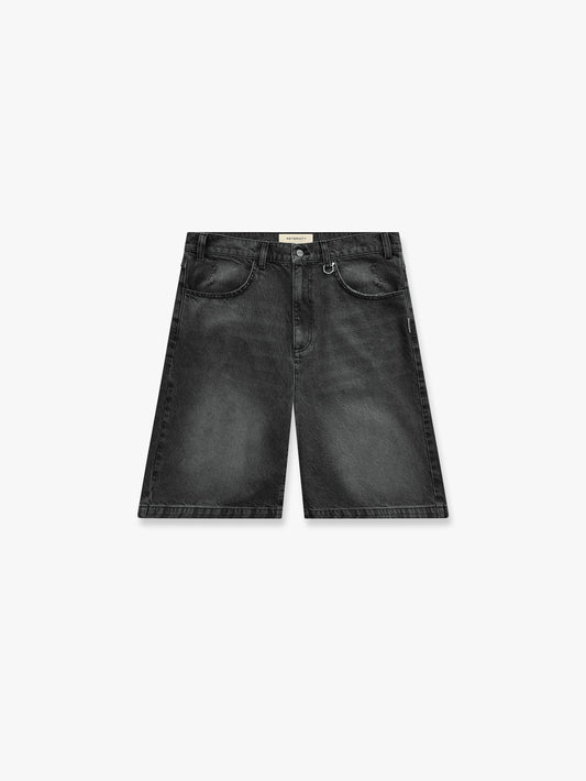 Essential Jorts washed black