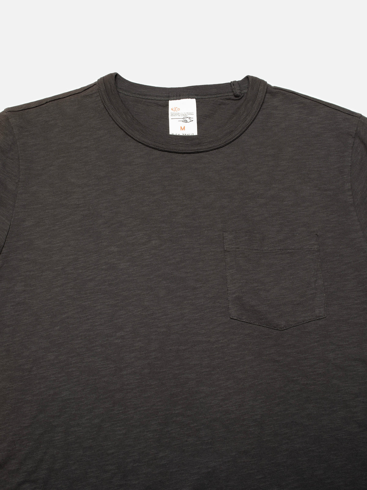 Roy Heavy Slub T-Shirt anthracite | Bildmaterial bereitgestellt von SHOES.PLEASE.