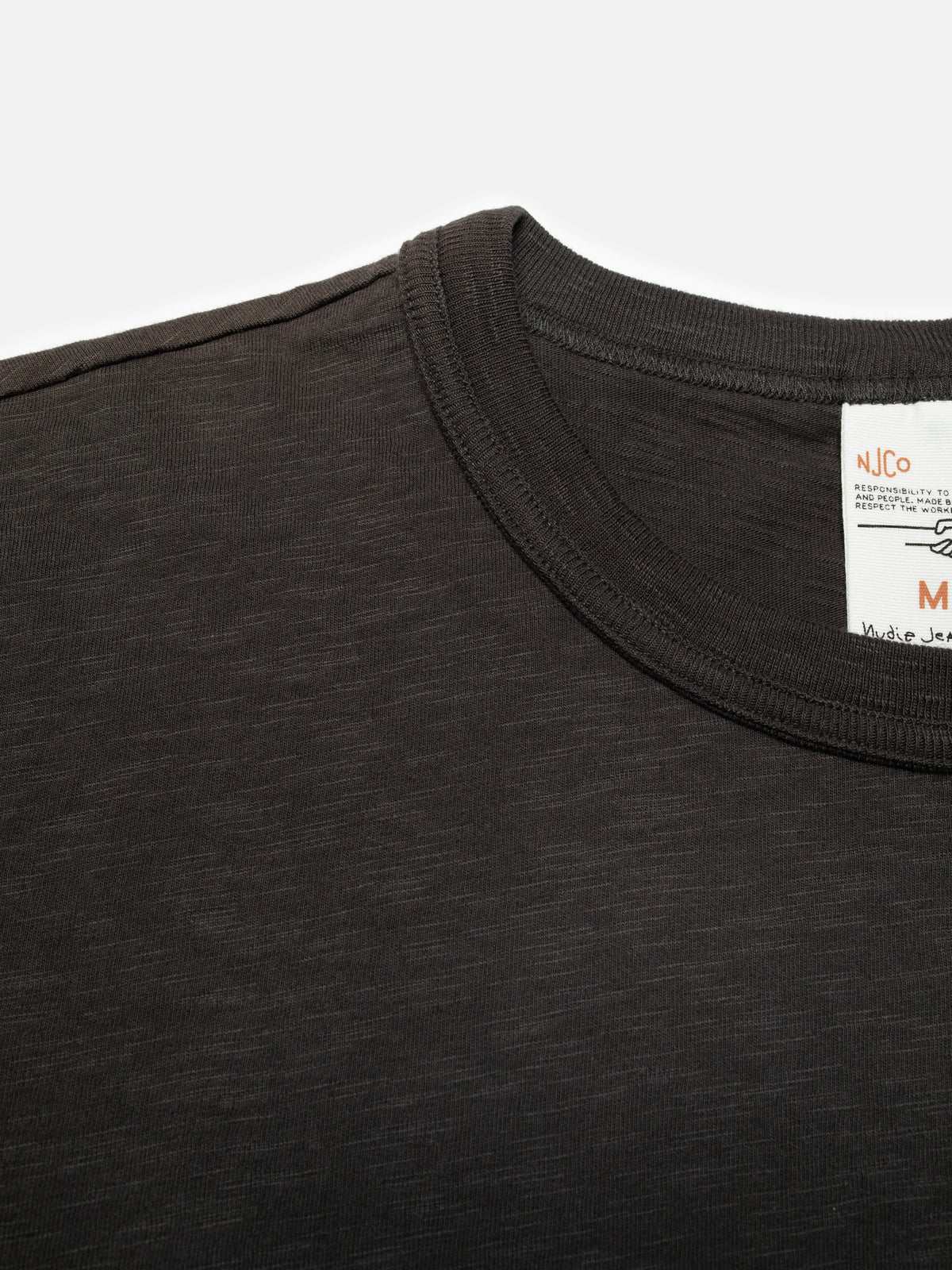 Roy Heavy Slub T-Shirt anthracite | Bildmaterial bereitgestellt von SHOES.PLEASE.