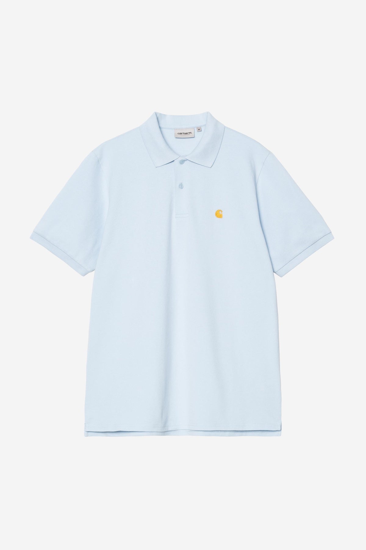 S/S Chase Pique Polo air sky/gold | Bildmaterial bereitgestellt von SHOES.PLEASE.