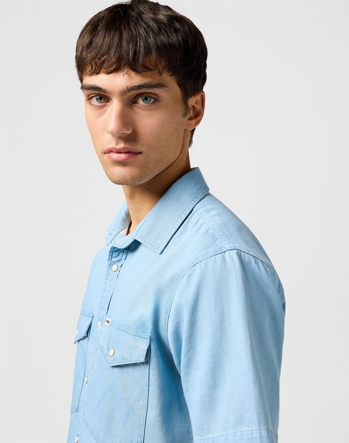 SS WESTERN SHIRT SUPERFADE denim blue | Bildmaterial bereitgestellt von SHOES.PLEASE.