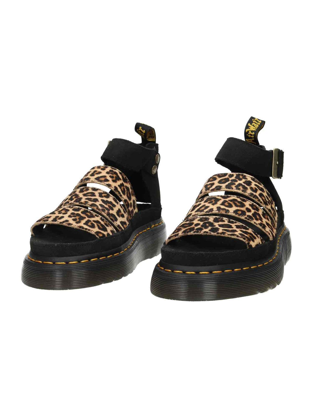 Clarissa Ii Quad Light Tan+Black Mini Leopard Spot Hair On+Eh Suede | Bildmaterial bereitgestellt von SHOES.PLEASE.