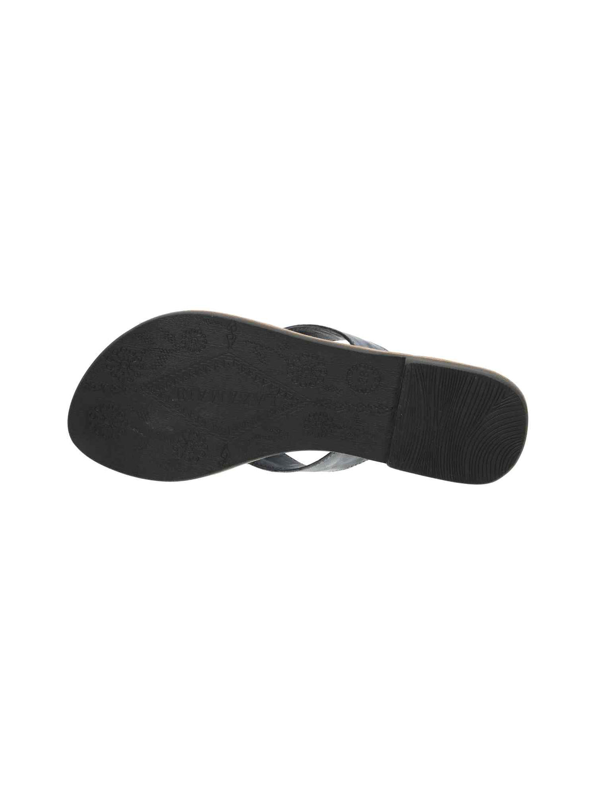 Ladies flower Slippers Uni Color black | Bildmaterial bereitgestellt von SHOES.PLEASE.