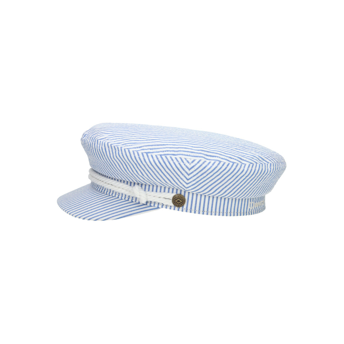 FIDDLER CAP off white blue seersucker | Bildmaterial bereitgestellt von SHOES.PLEASE.
