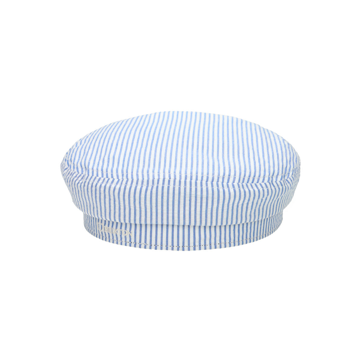 FIDDLER CAP off white blue seersucker | Bildmaterial bereitgestellt von SHOES.PLEASE.