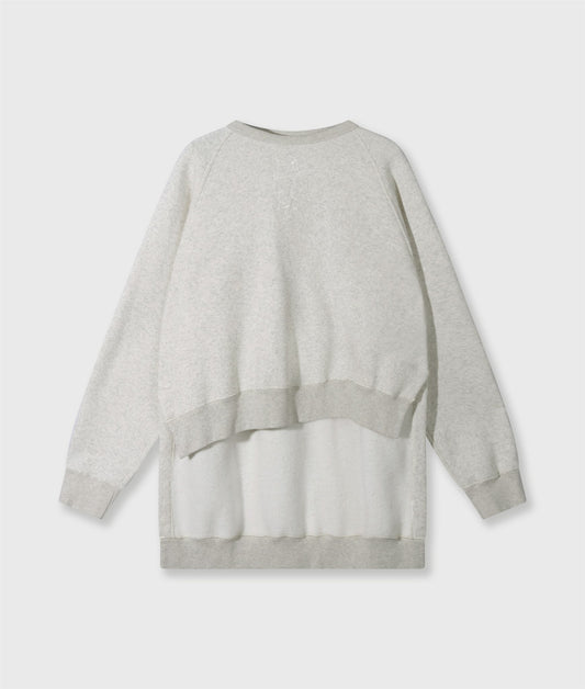 A-Symmetric Sweater soft white melee