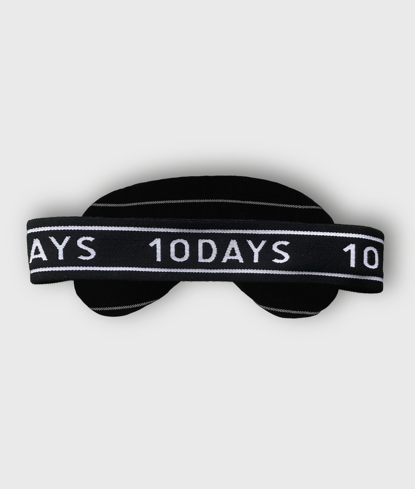 Fleece Eye Mask Stripes black | Bildmaterial bereitgestellt von SHOES.PLEASE.