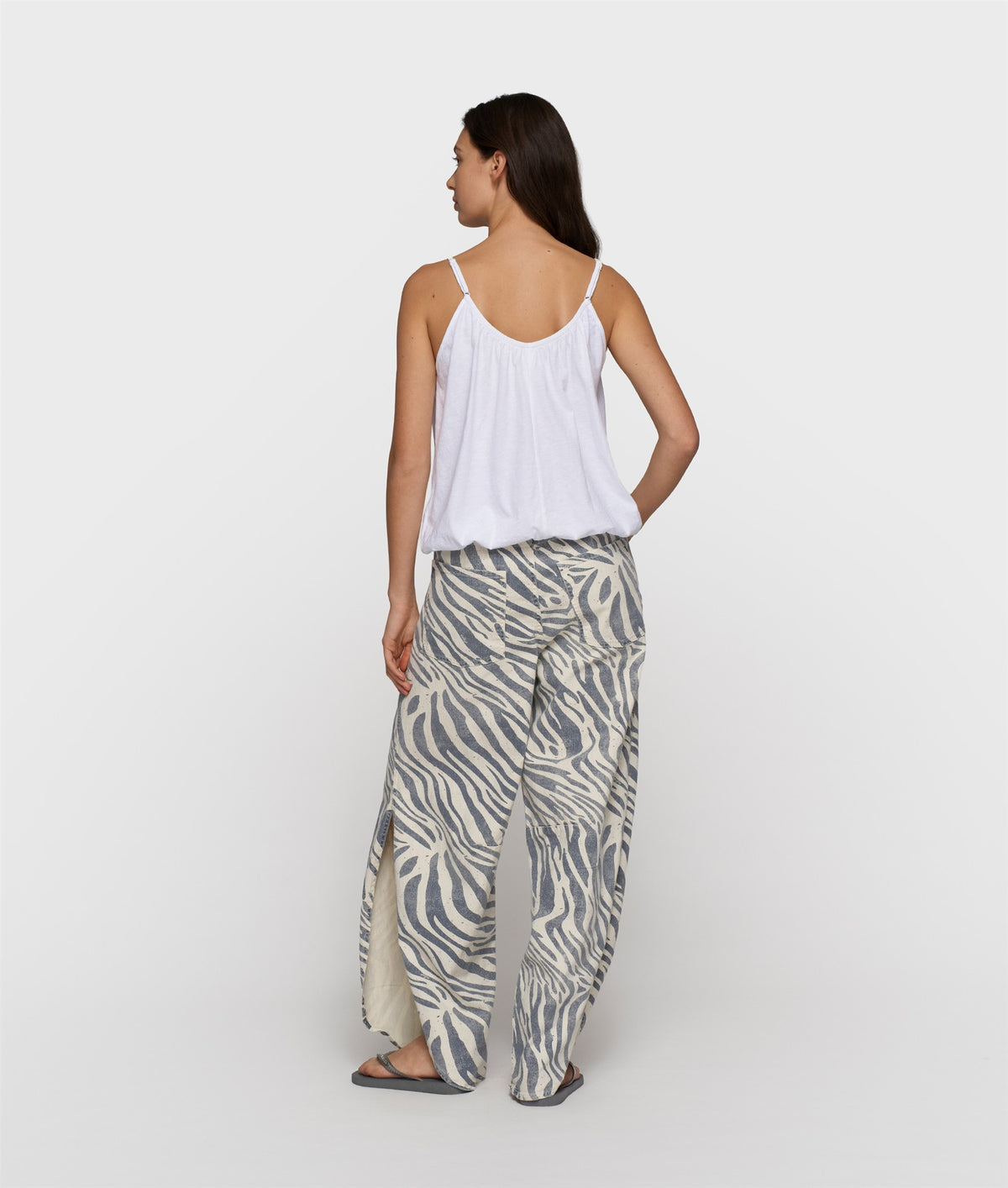 Western Pants Zebra light vanilla | Bildmaterial bereitgestellt von SHOES.PLEASE.