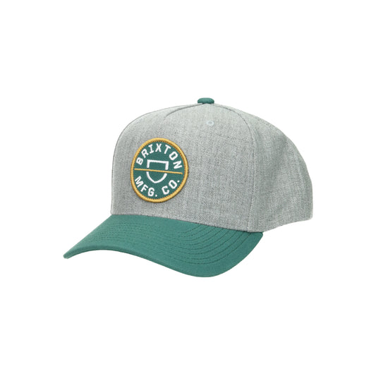Crest C MP Snapback dk.ht grey/dk.green grau grün