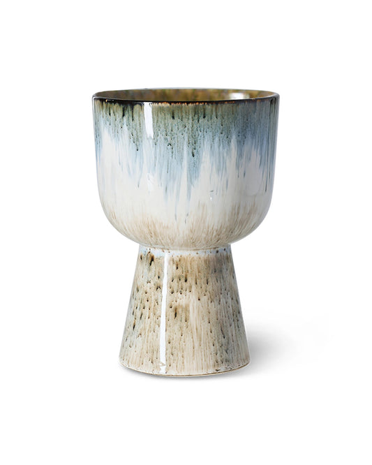 Retro flower pot glacier