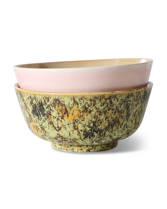 70s ceramics ramen bowl ascend (set of 2)