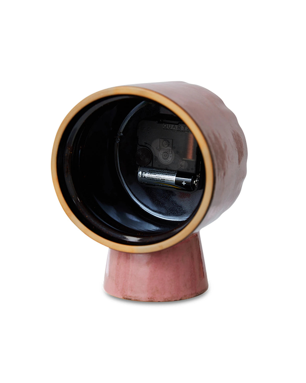 Retro ceramic clock pink | Bildmaterial bereitgestellt von SHOES.PLEASE.