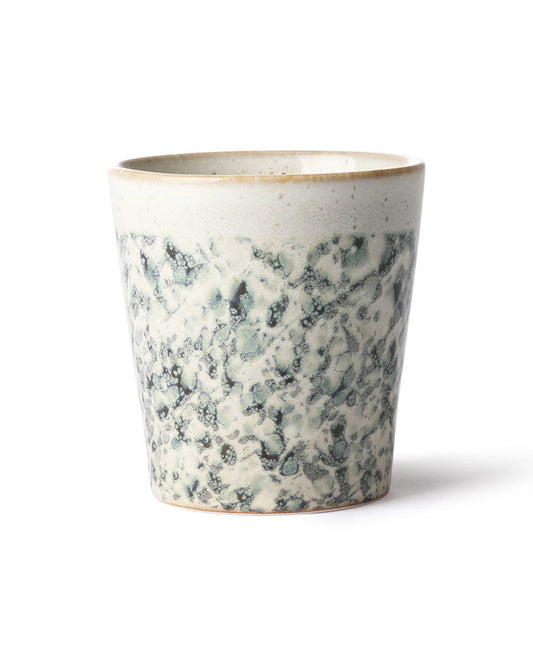 70s ceramics coffee mug hail
