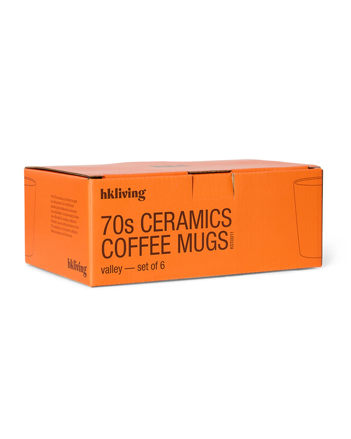 70s ceramics coffee mugs valley (set of 6) | Bildmaterial bereitgestellt von SHOES.PLEASE.