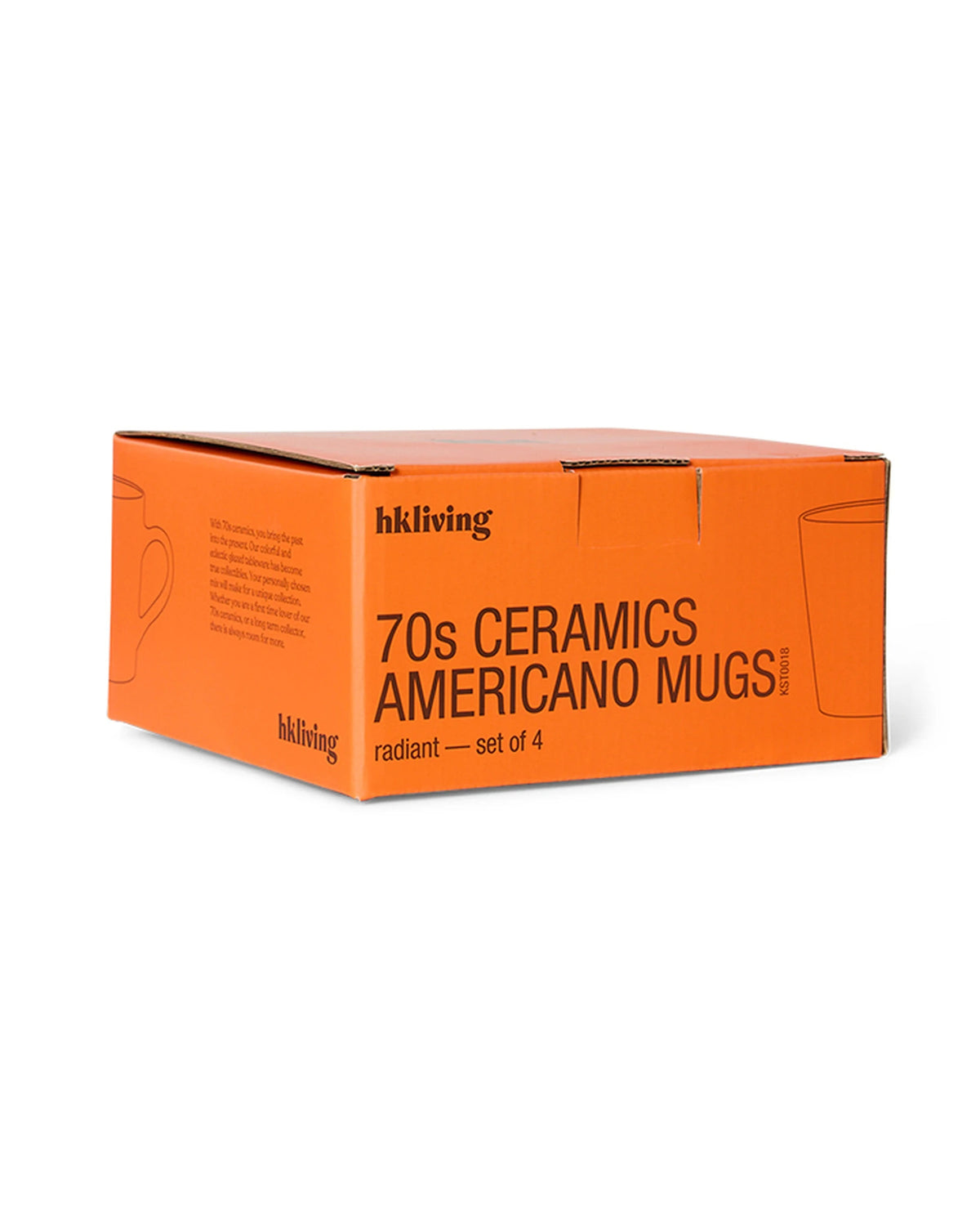 70s ceramics americano mugs radiant (set of 4) | Bildmaterial bereitgestellt von SHOES.PLEASE.