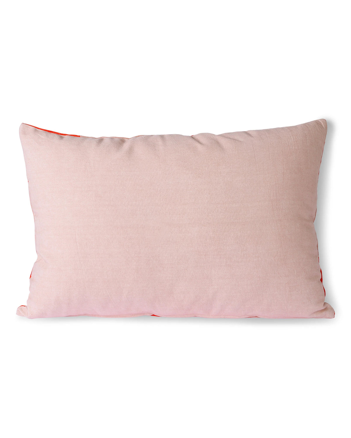 Striped velvet cushion red/pink (40x60) | Bildmaterial bereitgestellt von SHOES.PLEASE.