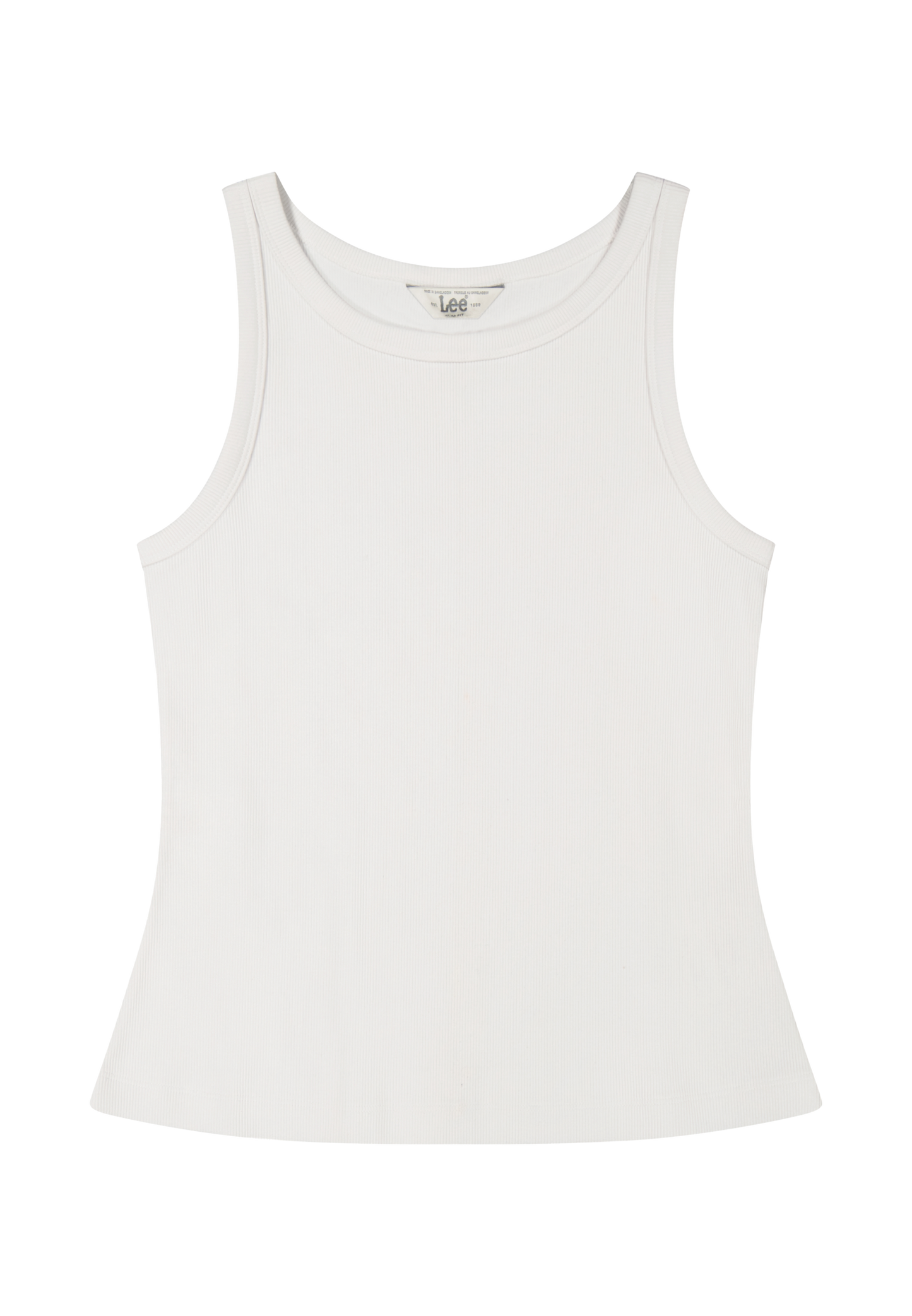 RIB TANK bright white | Bildmaterial bereitgestellt von SHOES.PLEASE.