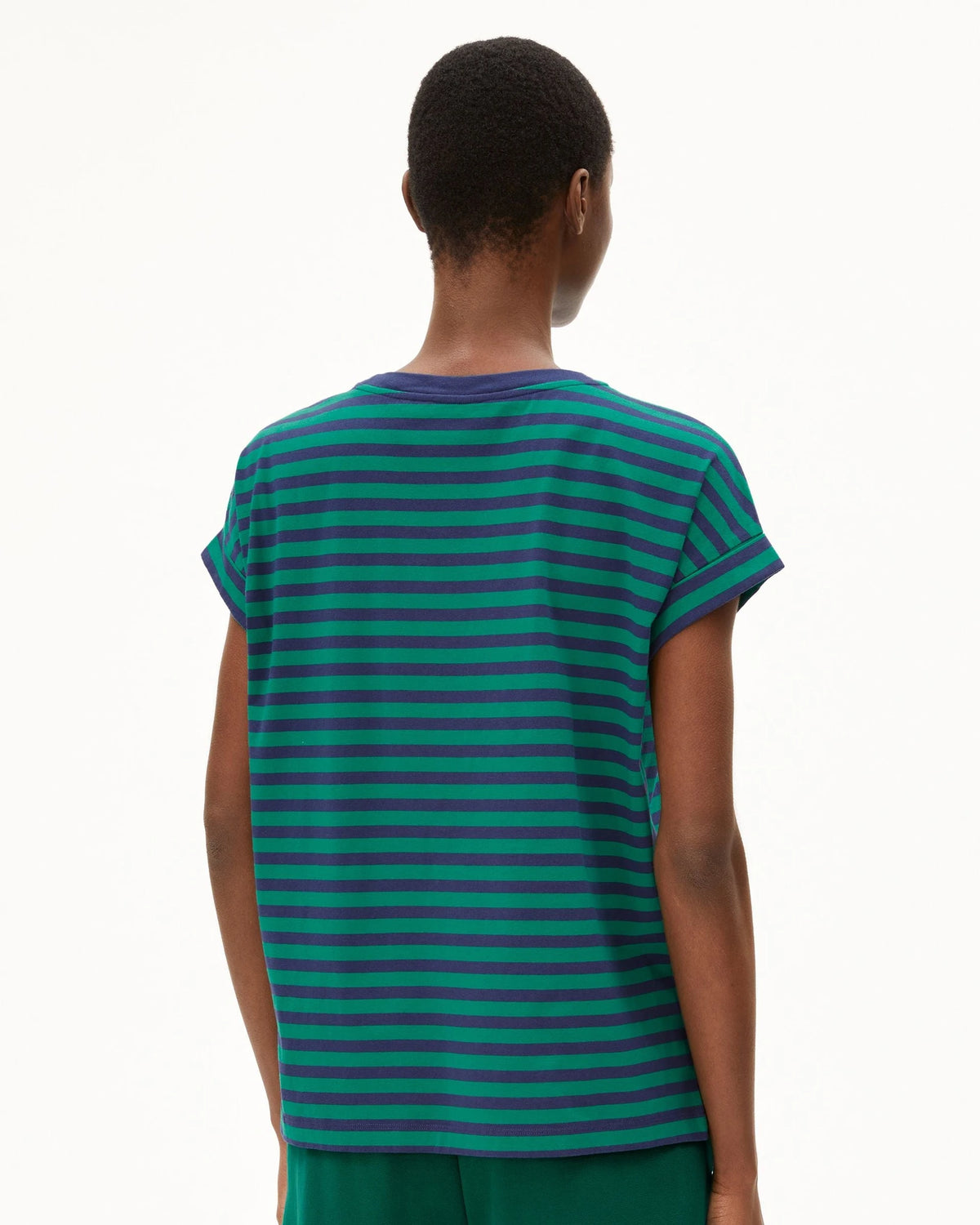 Idaara Stripes emerald green-blue noon | Bildmaterial bereitgestellt von SHOES.PLEASE.
